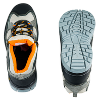 Outsole view of Ocelot safety shoes showing the slip-resistant tread pattern and durable sole design.