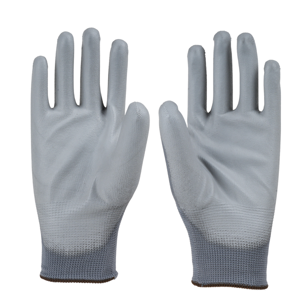 P313G PU Coated Work Gloves I EN Certified I 13 Gauge Seamless I Precision Grip Safety Gloves