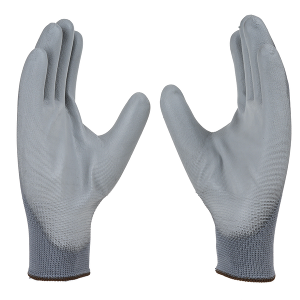 P313G PU Coated Work Gloves I EN Certified I 13 Gauge Seamless I Precision Grip Safety Gloves