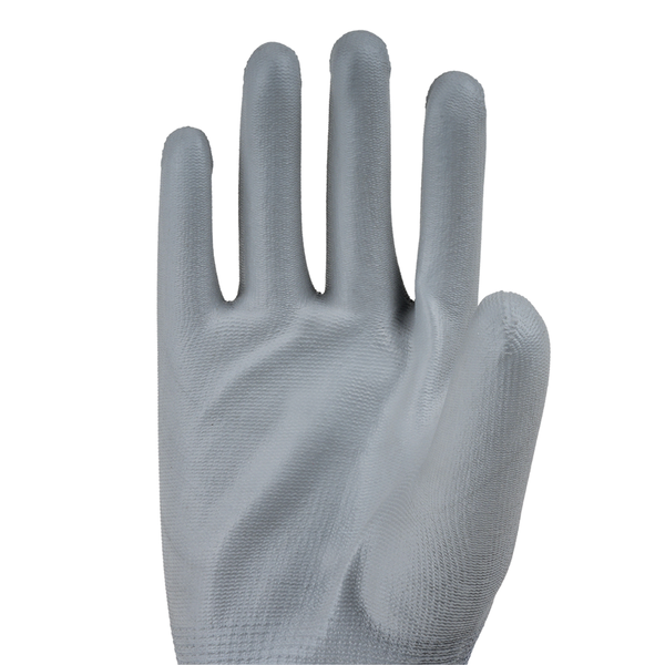 P313G PU Coated Work Gloves I EN Certified I 13 Gauge Seamless I Precision Grip Safety Gloves