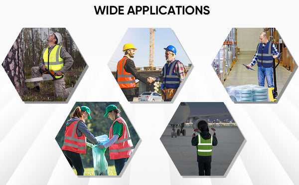 PROCLO 41 safety vest suitable for a wide range of workplace and industrial applications.