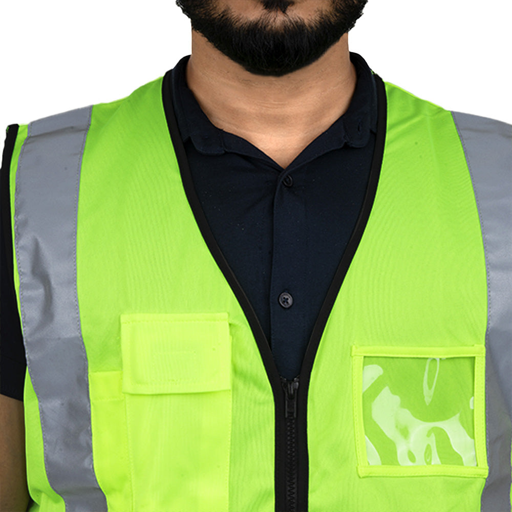 PROCLO 71 Reflective Safety Vest EN 20471 I Lightweight Polyester I Industrial Workwear