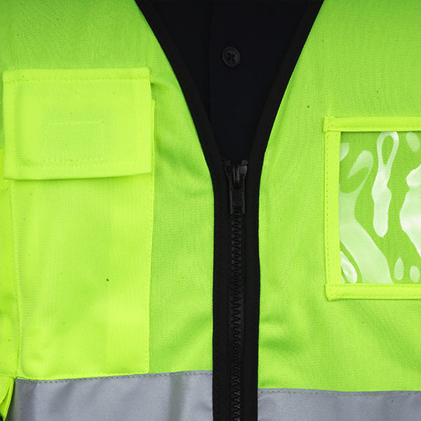 PROCLO 71 Reflective Safety Vest EN 20471 I Lightweight Polyester I Industrial Workwear
