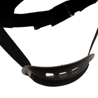 Extended side profile of the Sapphire SP B bump cap designed to provide additional protection around the temple and lower head area.