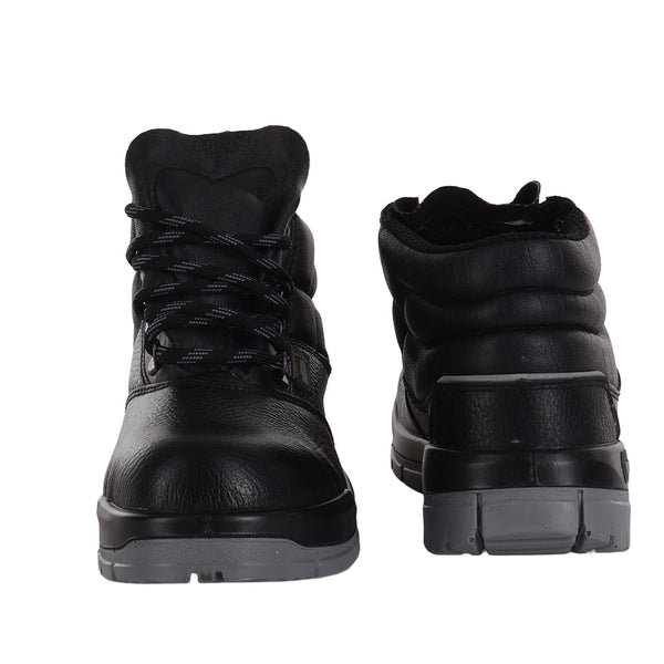 Vivvera low ankle safety shoes showing the front profile and rear heel design.